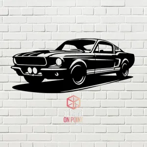 FORD MUSTANG VINTAGE | 2D WALL ART