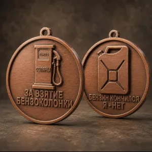 Медаль “За взятие бензоколонки” ⛽️