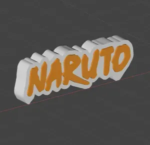Naruto name decor figure
