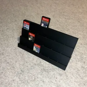 Display stand holder for 24 Nintendo Switch games