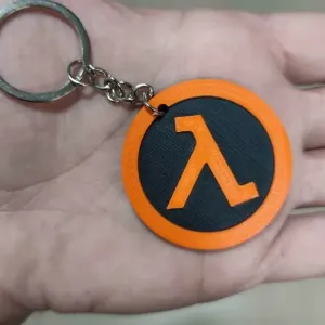Half-Life Logo Keychain