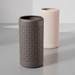 VASE 0037 C - BOHEMIAN TUBE VASE C