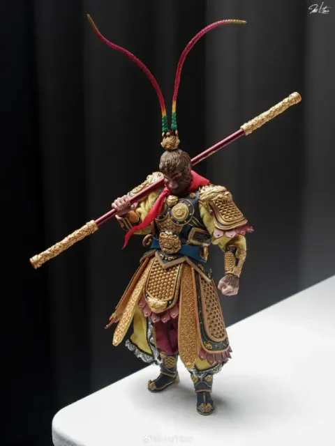 Chinese Classic Mythological Novel "Journey to the West" Sun Wukong The Monkey King Victorious Fighting Buddha — Фото 2 из 6