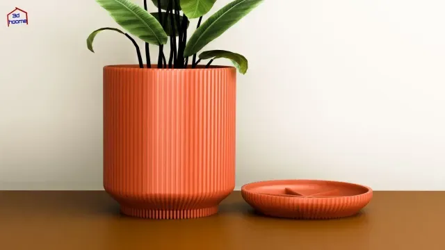 Ribbed Patterned Flower Pot — Фото 4 из 9
