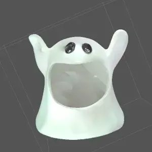 ghost tea light candle Halloween