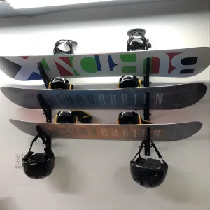 Snowboard Mount with Glove and Helmet Holders