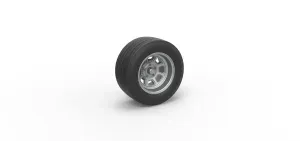 Wheel from Asphalt Modified stock car Version 3 Scale 1:25
