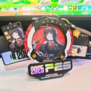 茶百道绝区零联名 耀嘉音联名杯垫磁吸解压挂件壳子&展示架