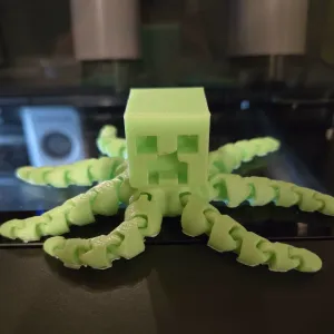MInecraft Creeper Octopus