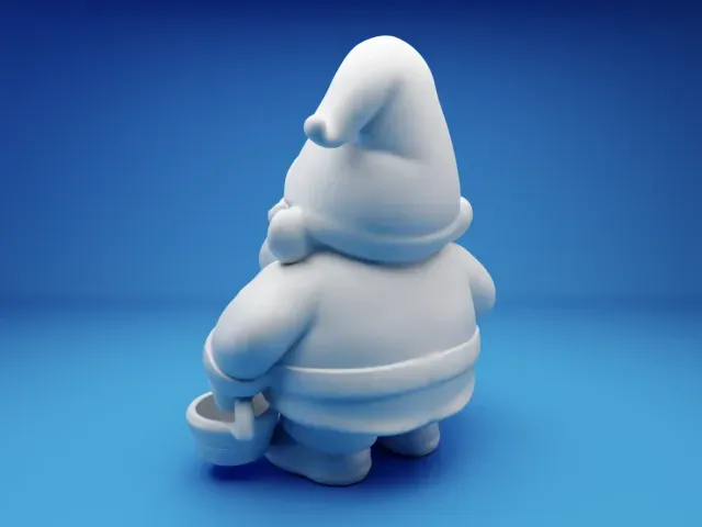 Classic Garden Gnome – 3D Printable Figurine — Фото 4 из 8