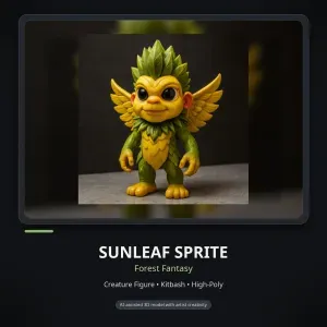 Whimsical Creature & Character Kitbash Collection