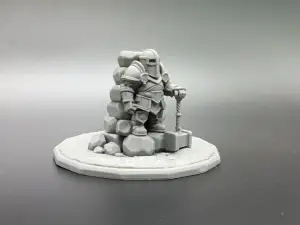 Guardian of Stonehall - Dwarven Statue RPG DnD Decor