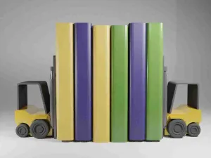 Mini Forklift Bookend