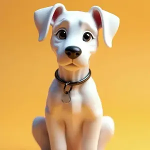 Puppy Great Dane cartoon