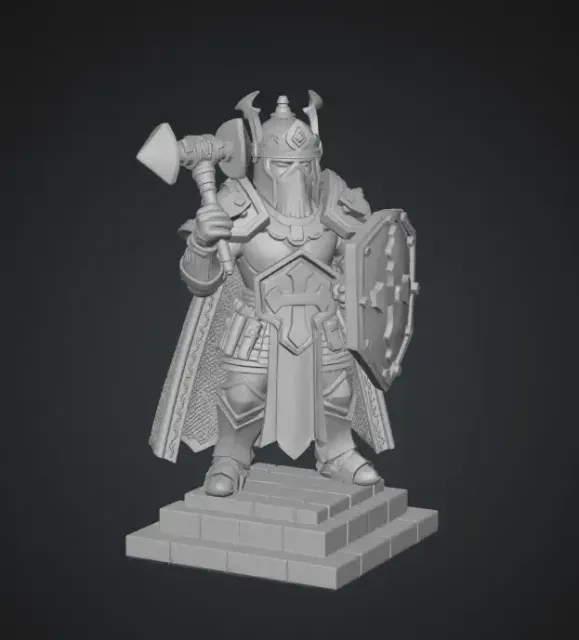 Voxel heroes - paladin hero — Image 3 of 4