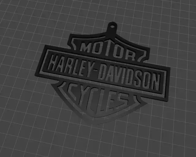 Harley-Davidson Logo Keychain – Single Color — Фото 2 из 5