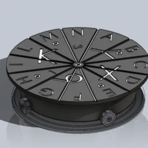 Manual scanner turntable