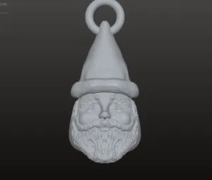 Keychain santa