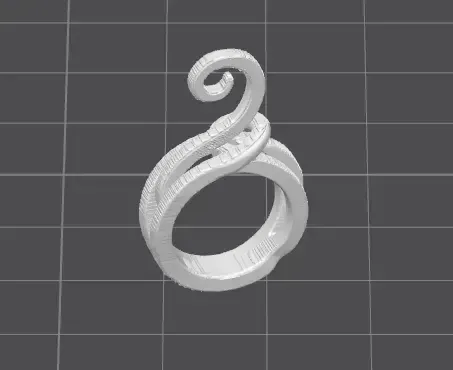 Ascending Spiral Loop Ring – Noah0x03 — Фото 6 из 7