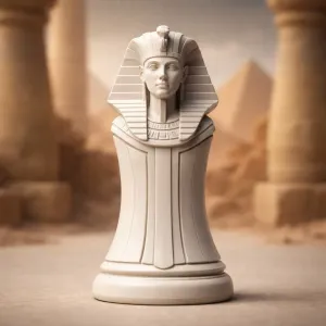 King Pharaoh Egyptian Chess Piece