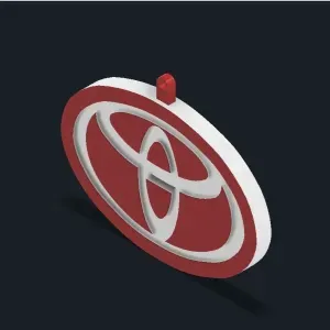Toyota Logo Keychain