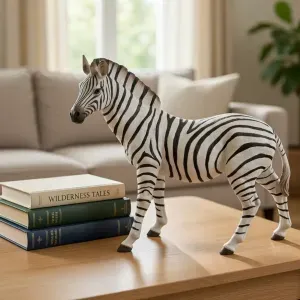 Zebra STL File for 3D Printing – Realistic Zebra Statue STL