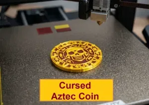 Pirates of the Caribbean Cursed Aztec Gold Coin (Dual Color)