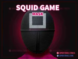 Squid Game Soldier Mask - Squid Game Mask for Cosplay