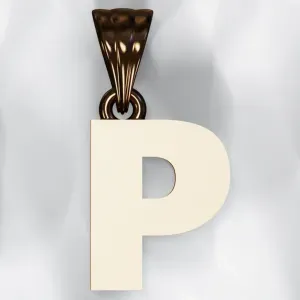 P pendants and earring