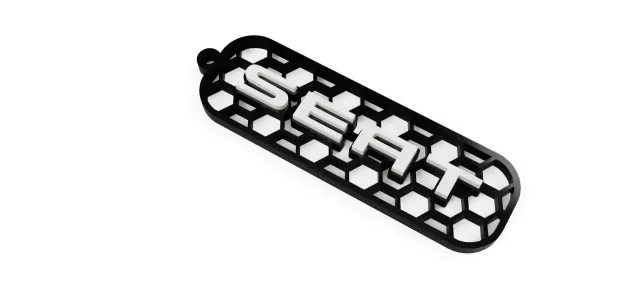 Seat Honeycomb Keychain — Image 3 of 4