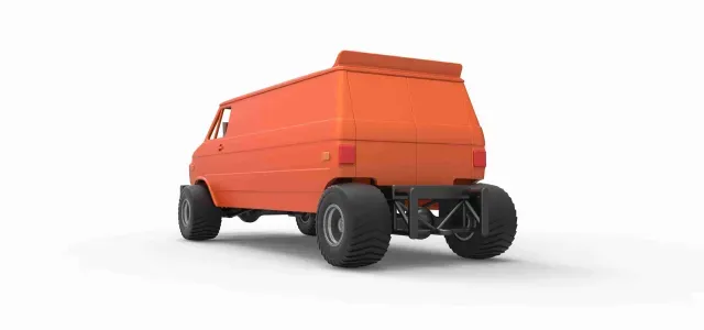 Pulling van 4wd Version 2 Scale 1:25 — Фото 8 из 9