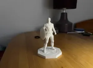 Captain America Marvel Superhero 3D Model