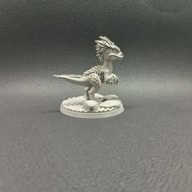 Cute Feathered Raptor – Chibi Dinosaur Toy — Image 4 of 5