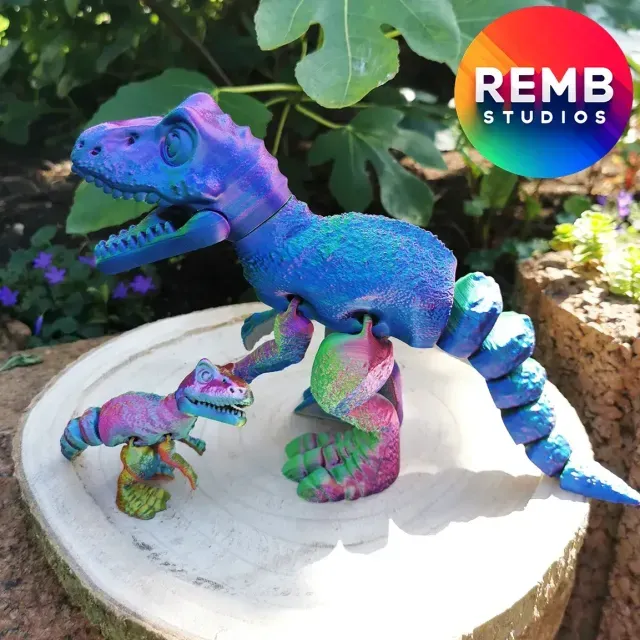 Flexi T-Rex Dinosaur | Articulated Trex NO support — Image 9 of 9