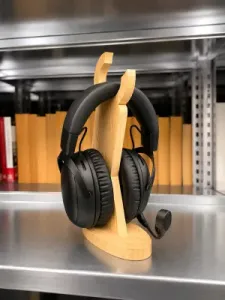 Headphone Stand Wood Style