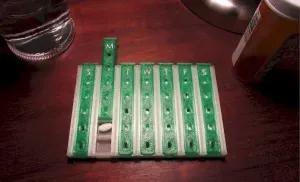 One Month Pill Box