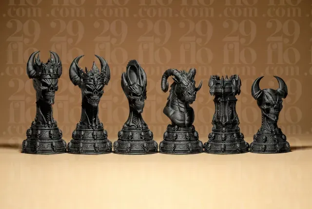 Angels vs Daemons Chess Set — Image 2 of 4