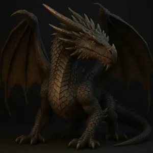 Vorthar: Majestic Printable Dragon