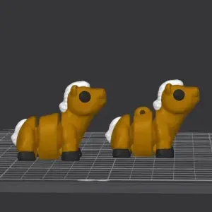 Articulated Horse / Horse Keyring