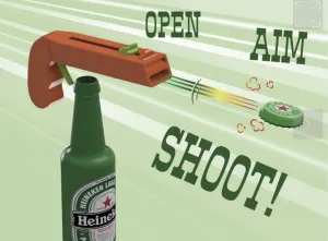 Bottle opener shooter