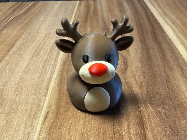 Duck the red-nosed reindeer — Image 3 of 5