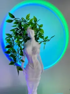 A VERY TALL FEMALE PLANTER