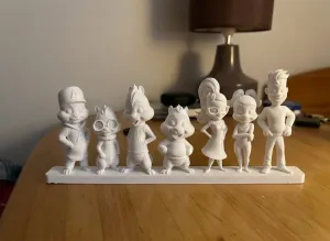 Alvin and the Chipmunks Family Figure Set