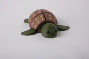 Flexible Turtle Toy "Waffle" — Cute Food Fidget Toy