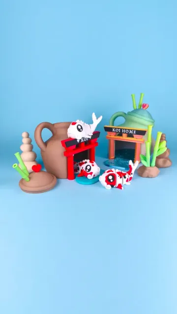 Diorama for Cute Flexi Animals, Koi Carp Edition — Фото 7 из 9