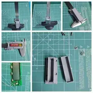 Digital caliper AAA battery mod