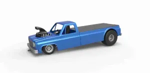Pulling truck 2wd Version 1 Scale 1:25