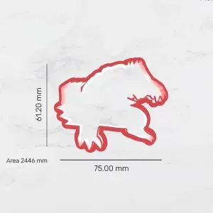 Groudon cookie cutter 2