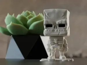 Mini Skeleton - McDonalds Happy Meal Minecraft