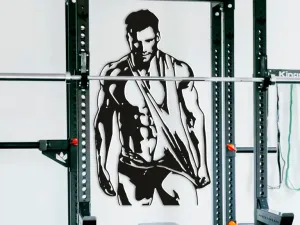 Athletic Man GYM decor - Atletik Erkek Spor Salonu dekoru